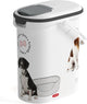 Curver Futterbehälter Hund – 10l – 4kg – 30x19x35cm – weißgrau