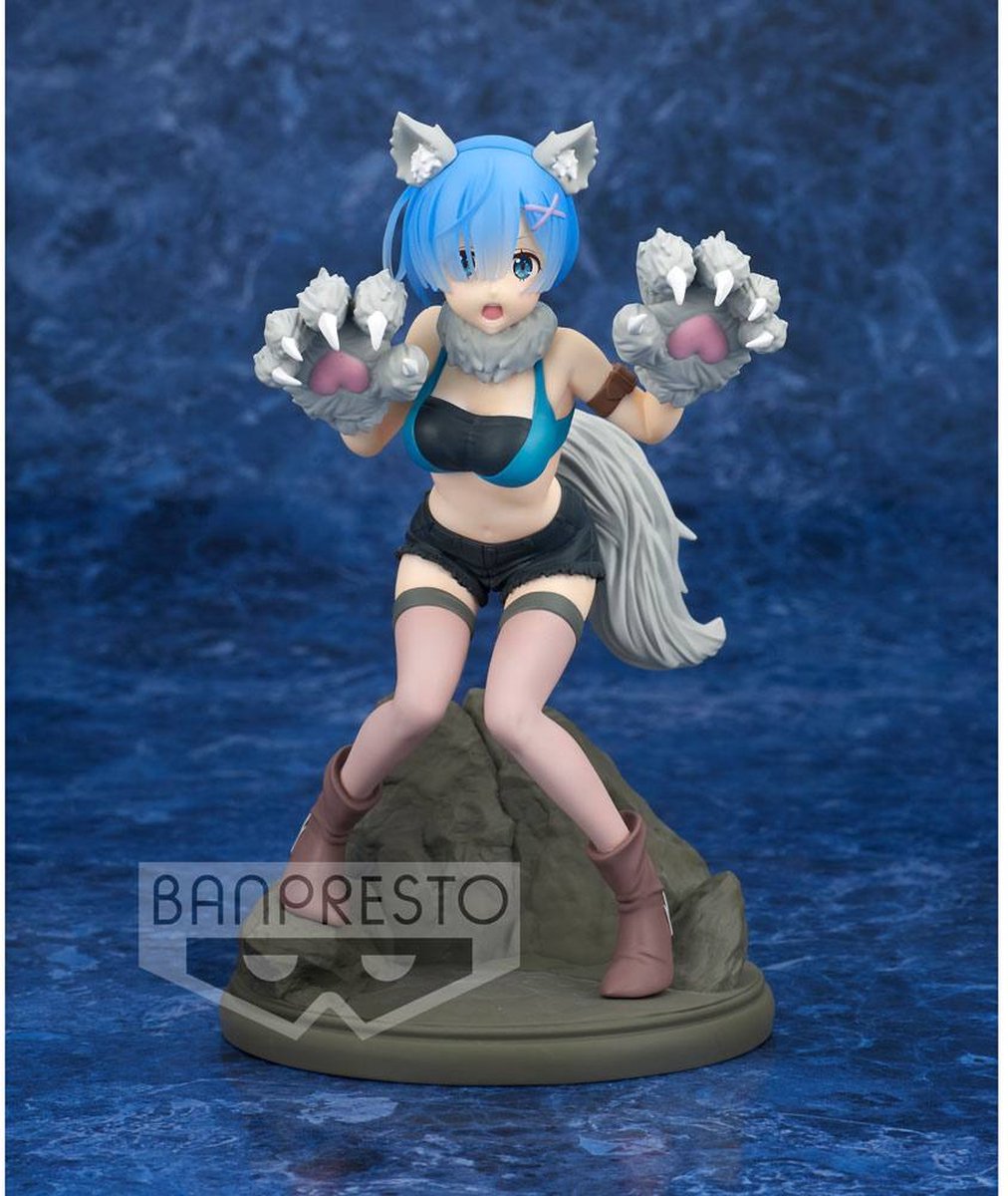 Banpresto re:zero – Starting Life in Another World – Espresto ist eine Monster Motions Rem-Figur, 22 cm