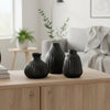 Boltze Home Vase Esko H12cm schwarz