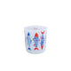 Teelichthalter Fisch aus blauem rotem Glas