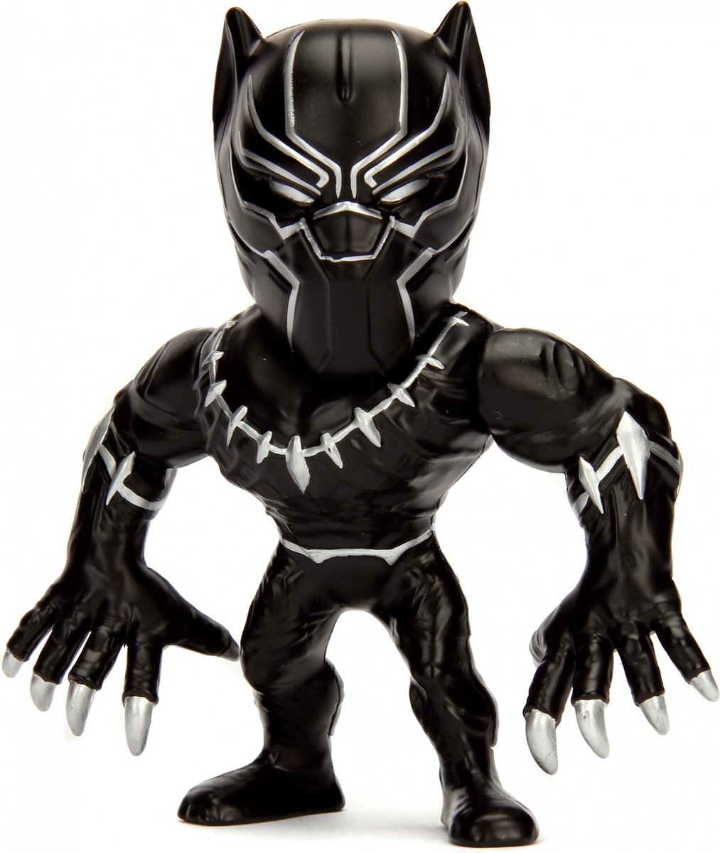 Marvel Jada Spielfigur Black Panther Junior 10 cm Druckguss schwarz