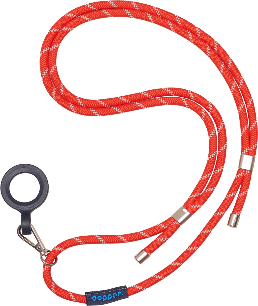Dopper Cord Tragekordel – silberrot – 100 % recyceltes PET