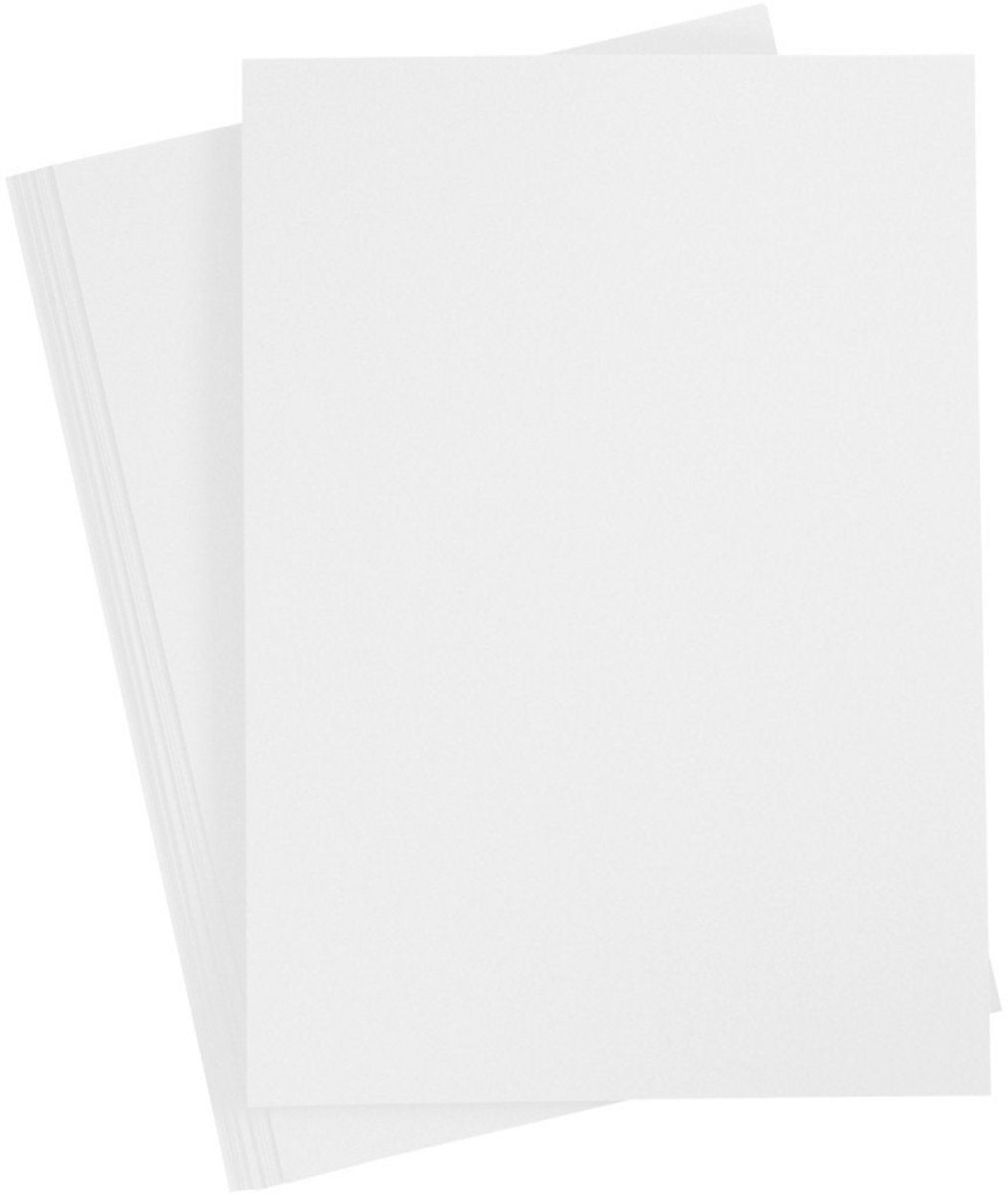 Creativ Company Cardboard White A4 220g, 10st.