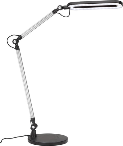Briloner Schwan - LED-Schreibtischlampe - dimmbar - mit CCT - Tischlampe - verstellbar - Leselampe - Schwarz