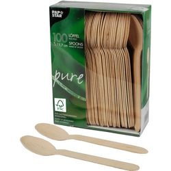 Löffel Papstarholz 15,7 cm braun