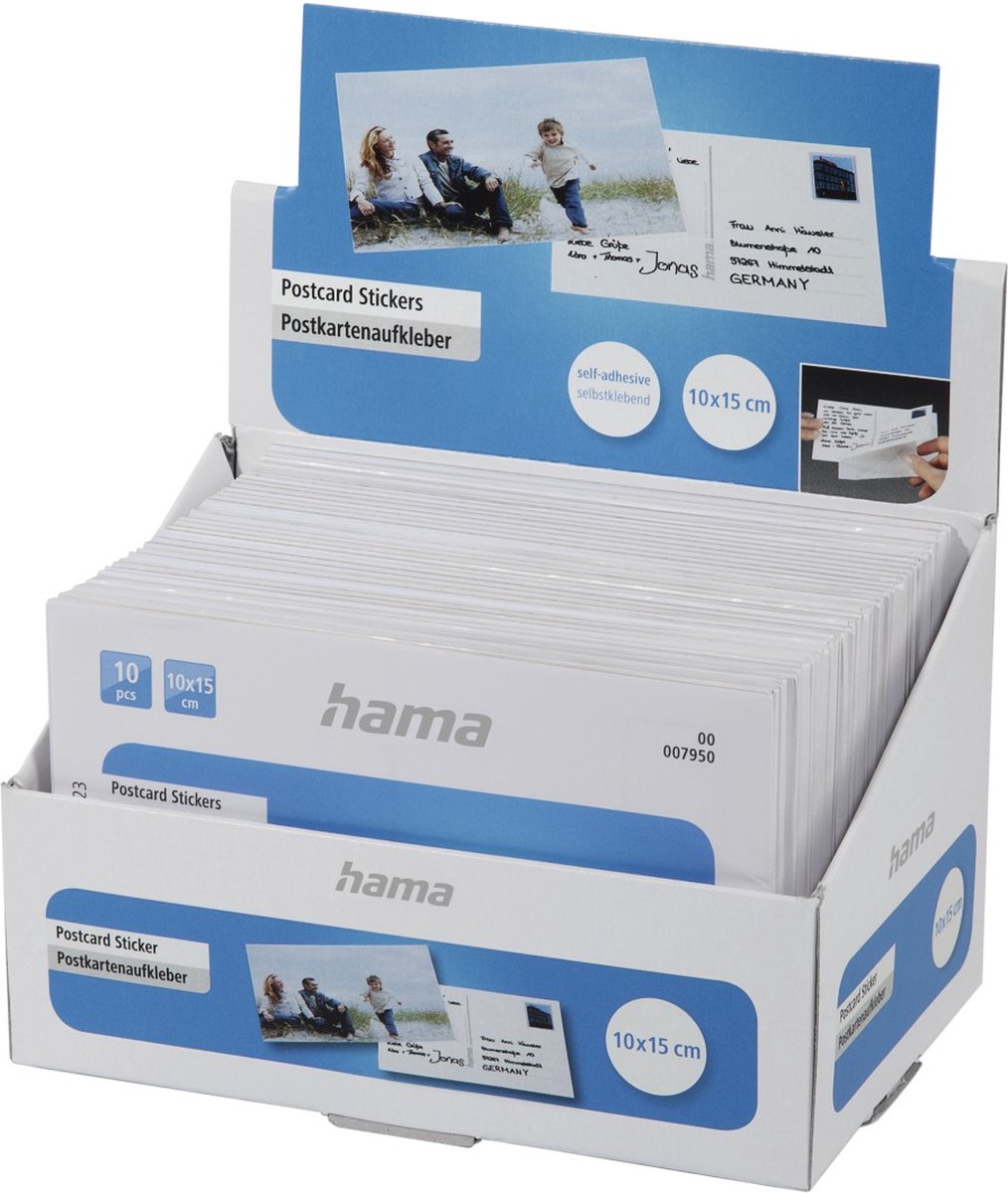 Hama 1x10 Postkartenaufkleber 10x15 7950