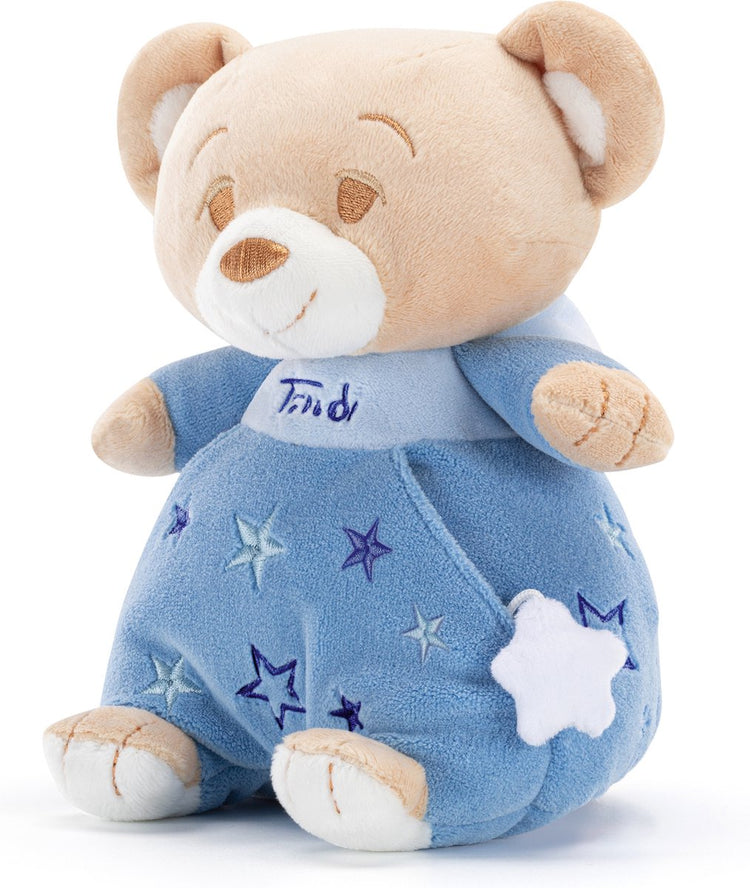 Trudi Kuscheltier Blau 18 cm – hochwertiges Plüsch-Kuscheltier – Stofftier für Jungen und Mädchen – Blau – 12x18x11 cm Größe S