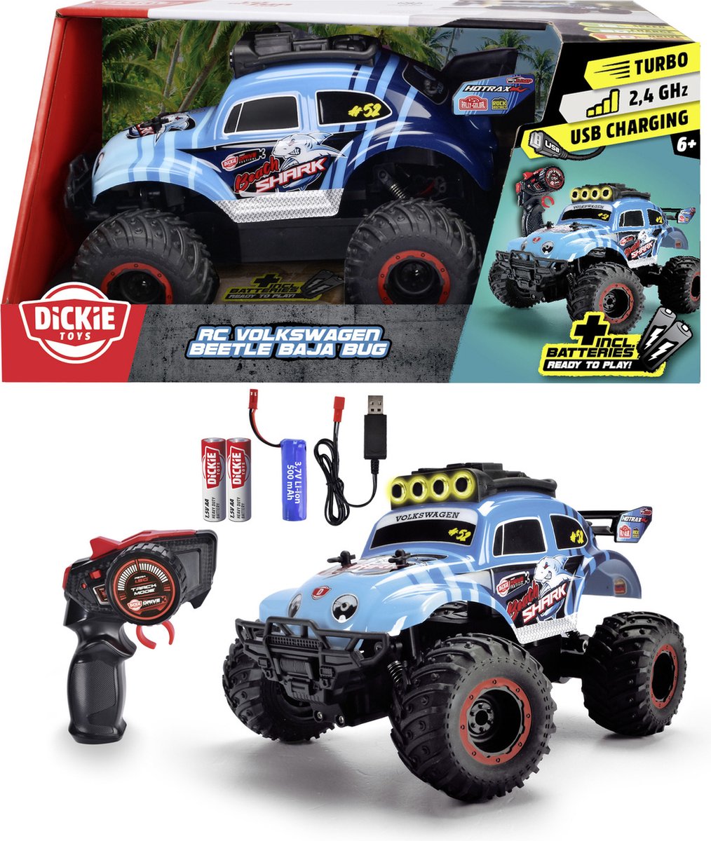 Dickie RC Volkswagen Beetle Monster Bug, RTR