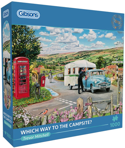 Gibsons – welcher Weg zum Campingplatz (von Trevor Mitchell) – 1000 Teile 68×49 cm (B×H) – Puzzle für Erwachsene
