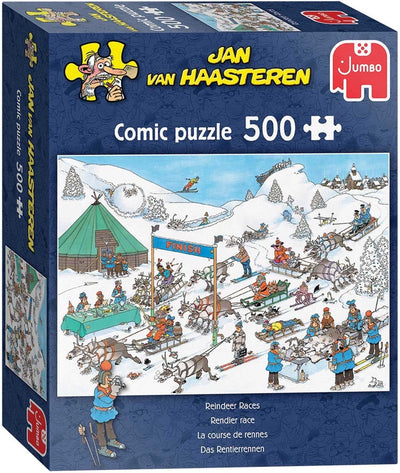 Jan Van Haasteren Legpuzzle - Rendier Race, 500st.