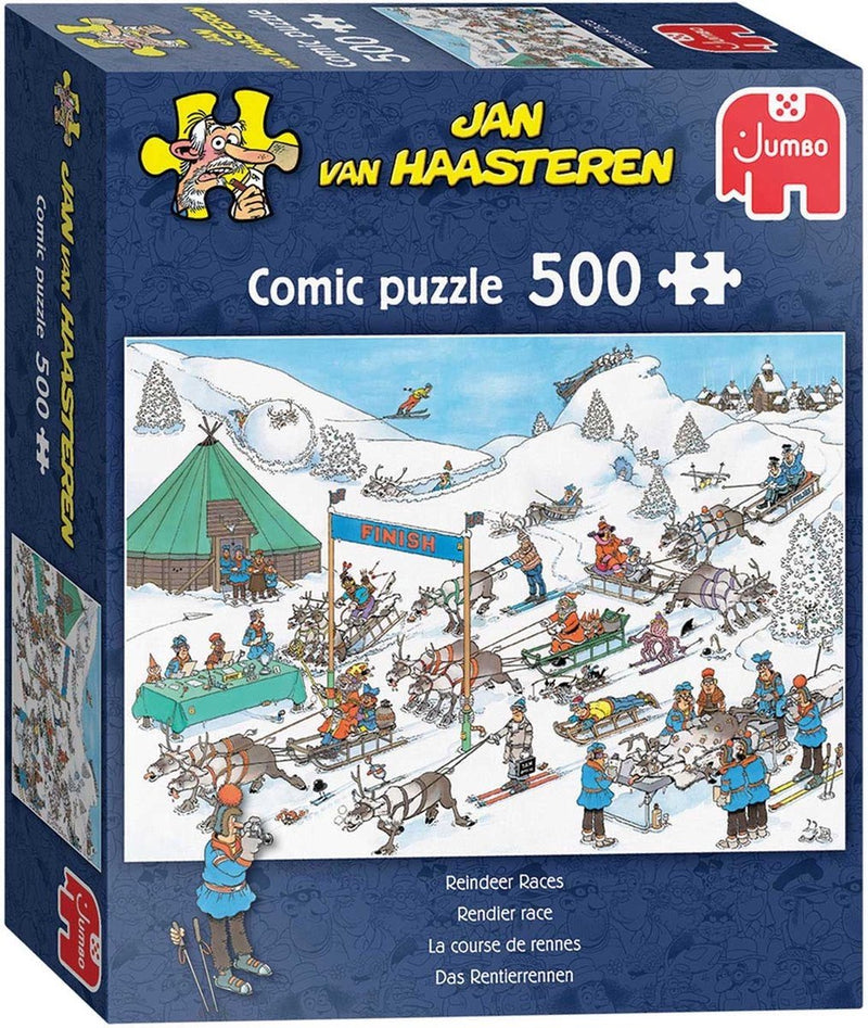 Jan Van Haasteren Legpuzzle - Rendier Race, 500st.