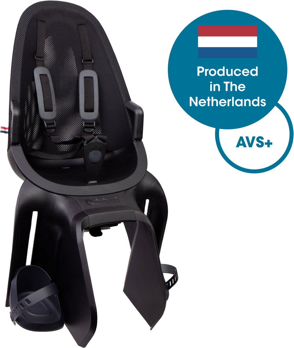 Qibbel Rücksitz Air AVS+ schwarz