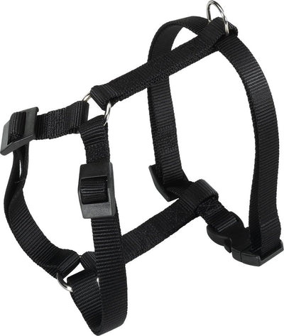 Ferplast Champion Harness Hundegeschirr – Nylon – Schwarz – XL – Halsumfang: 52–80 cm – Brustumfang: 60–98 cm (bitte vor der Bestellung messen)
