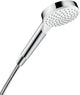 Hansgrohe Crometta Handbrause 100 1jet ecosmart 8 l min weiß chrom