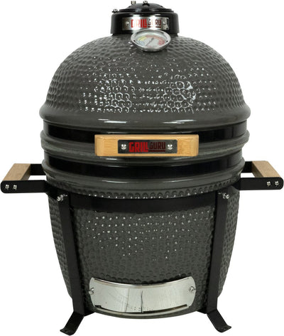 Grill Guru Kamado Barbecue Original kompakt ø33 cm ø13 Zoll – komplett – grau