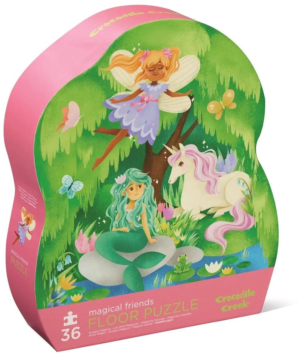 Crocodile Creek Meerjungfrau-Puzzle mit Einhorn -