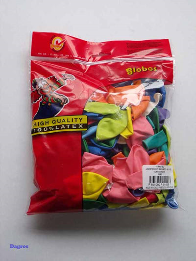 Globos Latexballons ca. 10 Stück sortiert