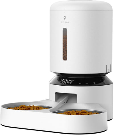Petlibro Granary Automatischer Doppel-Futternapf – Katzenfutternapf – 5 l – Weiß