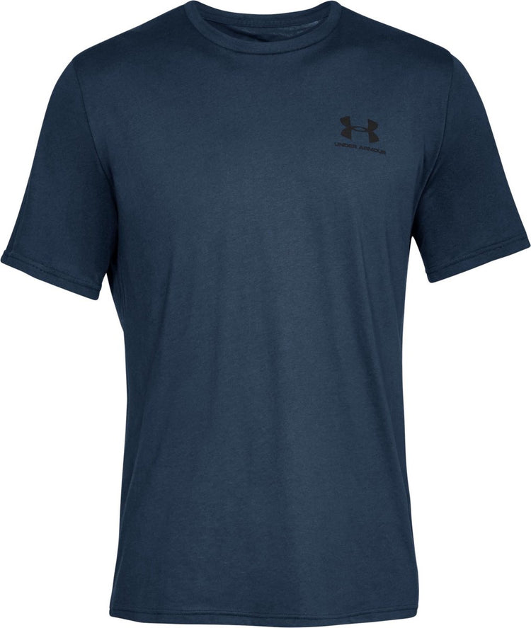 Under Armour UA M Sportstyle LC SS-Blu Herren-Sportshirt – Academy – Schwarz