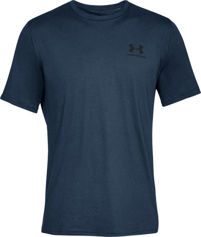 Under Armour UA M Sportstyle LC SS-Blu Herren-Sportshirt – Academy – Schwarz