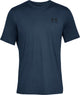 Under Armour UA M Sportstyle LC SS-Blu Herren-Sportshirt – Academy – Schwarz