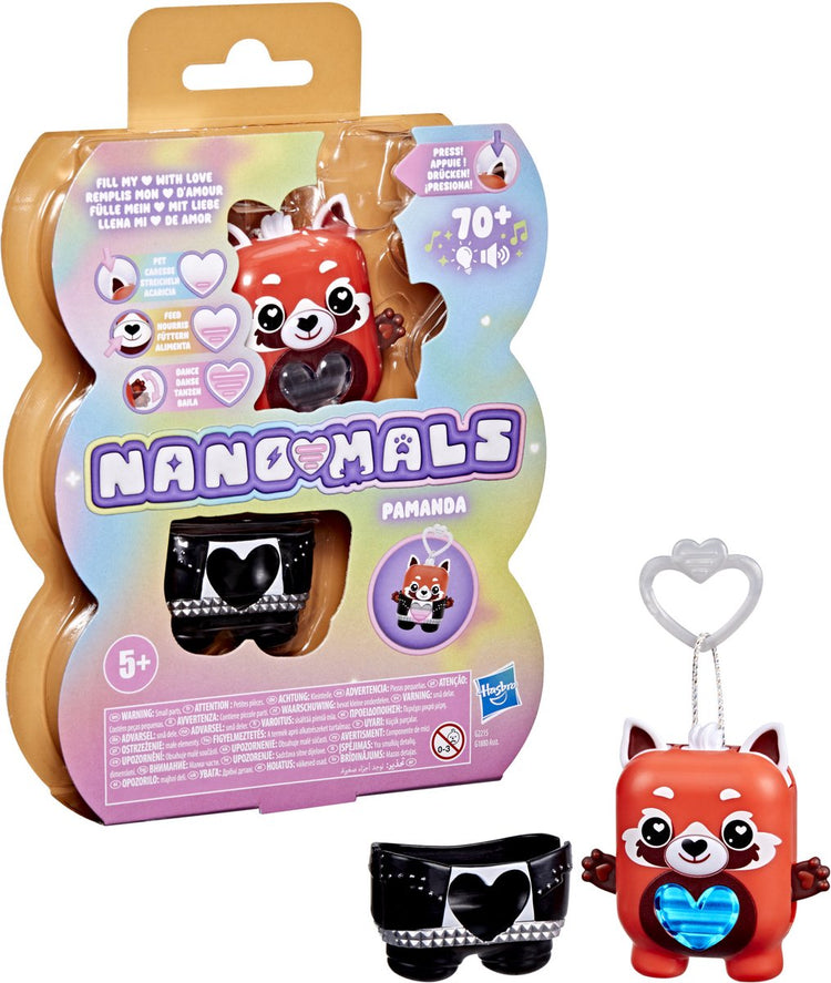 Nano-Mals Pamanda der rote Panda – interaktives elektronisches Zappelspielzeug