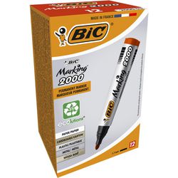 Permanentmarker Bic 2000 breit 1,7 mm rot rund schnell trocknend geruchlos
