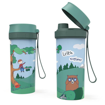 Rotho Rotho Memory School Cup, um 400 ml Explorer -Jungs zu gehen
