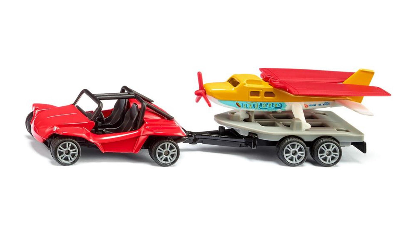 Siku Buggy mit Sportflugzeug 1:87