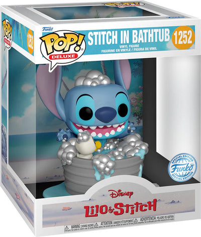 Funko Stitch in der Badewanne – Pop! Deluxe – Lilo und Stitch-Figur