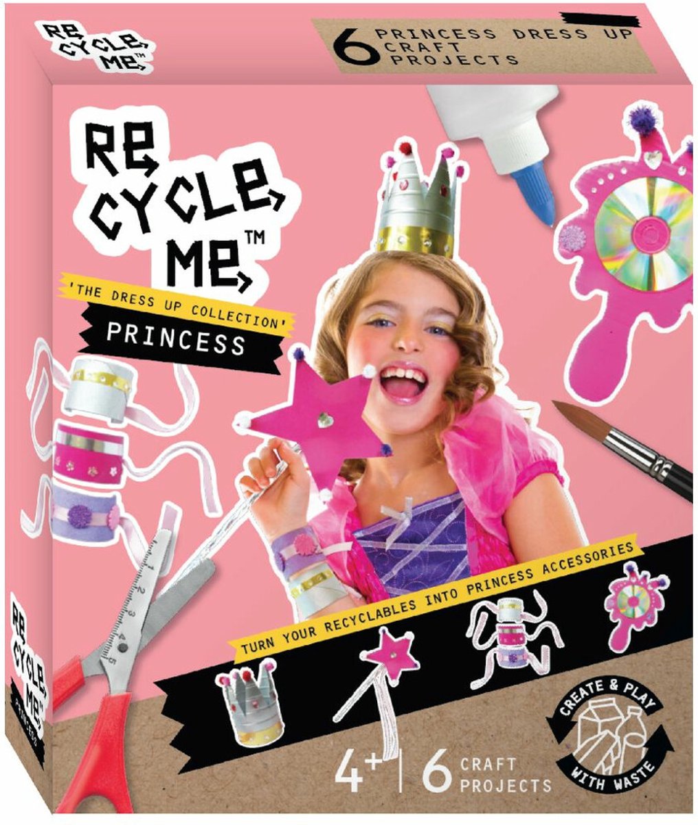 Re-cycle-me™ Re-cycle-me Bastelset „Prinzessin verkleiden“.