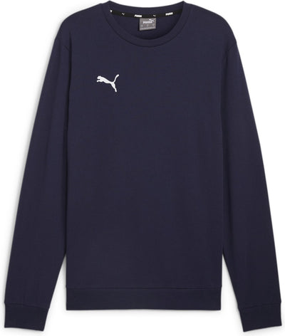 Puma Teamgoal Casuals Crew Neck Sweat Herren-Sportpullover – Marine-Weiß