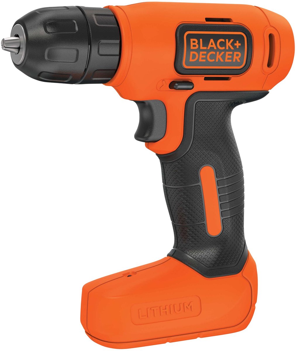 Akku-Bohrschrauber von Black+Decker – 7,2 V Lithium-Akku