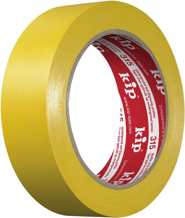 Kip 315 PVC-Abdeckband – starke Haftung – leicht zu reißen – gelb – 30 mm