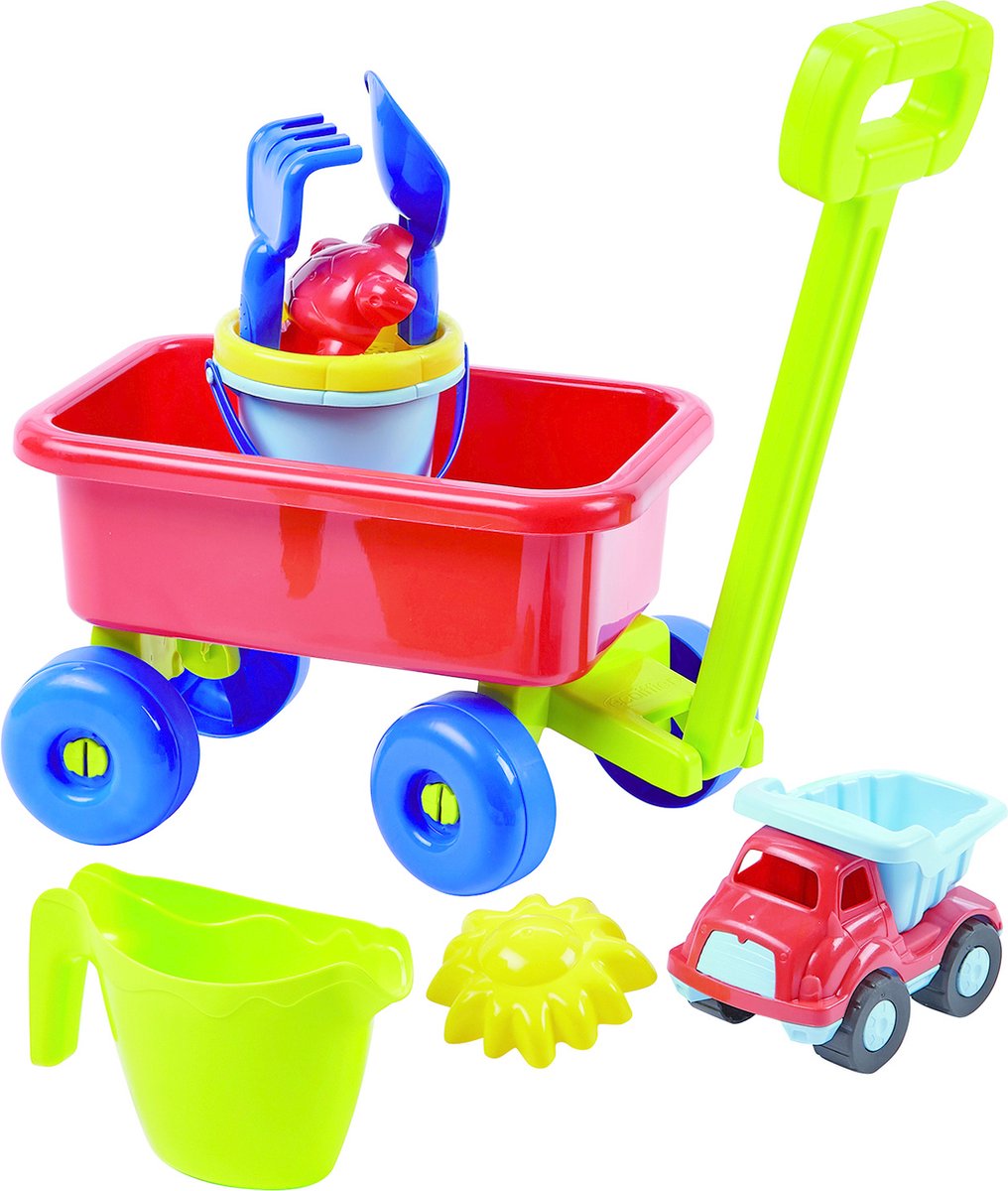 Ecoiffier Bolderwagen mit Strandset