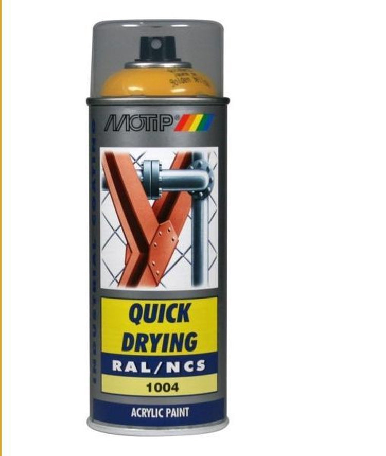 Motip 1051661 - ind. RAL 1004 Goldgelb Spraydose 400 ml | 1 Stk