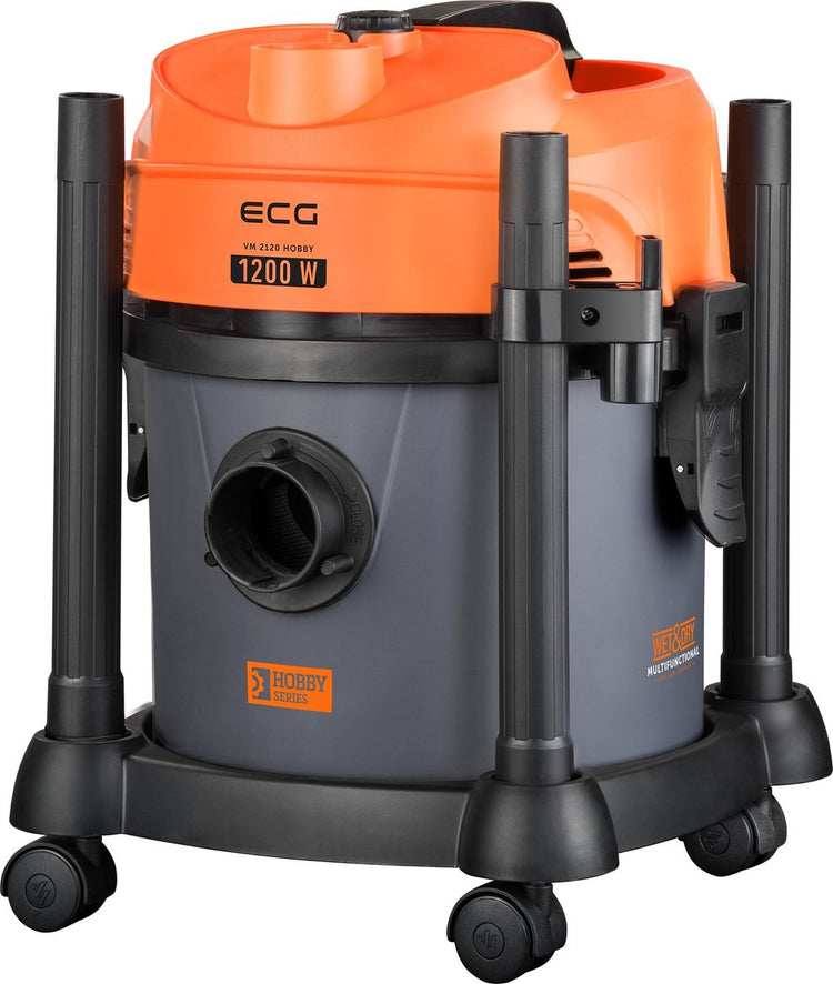 ECG vm 2120 Hobby – Nass-Trockensauger – Luftblasfunktion – 12 l – 1200 W