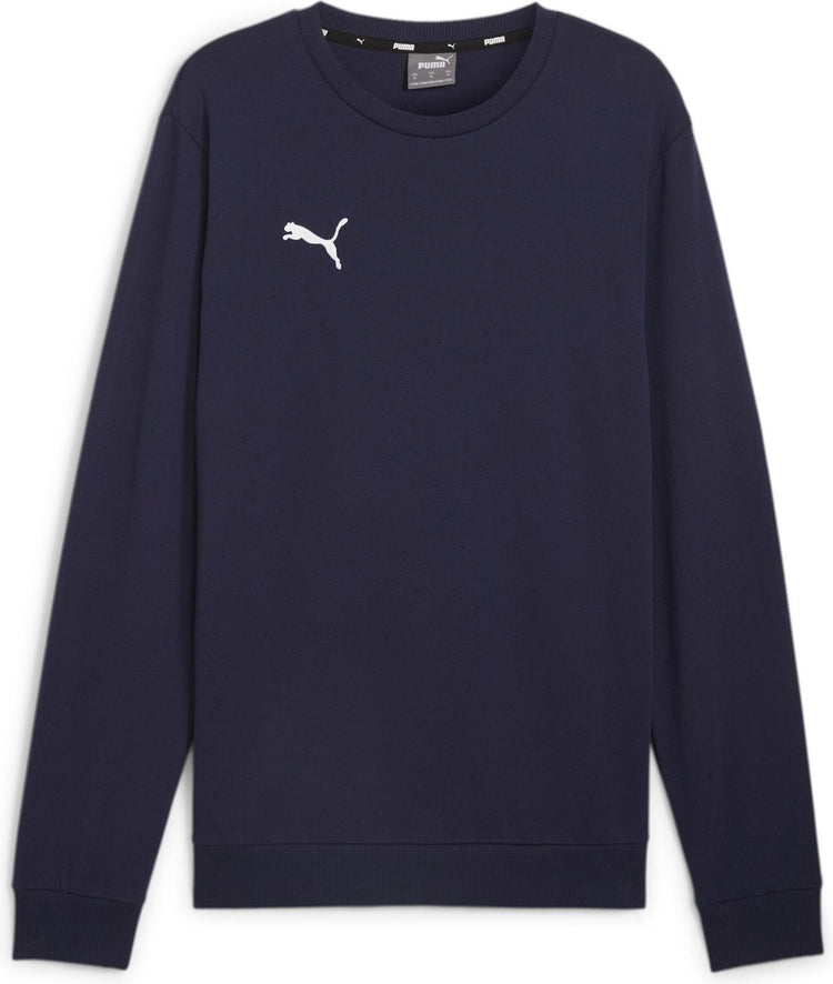 Puma Teamgoal Casuals Crew Neck Sweat Herren-Sportpullover – Marine-Weiß