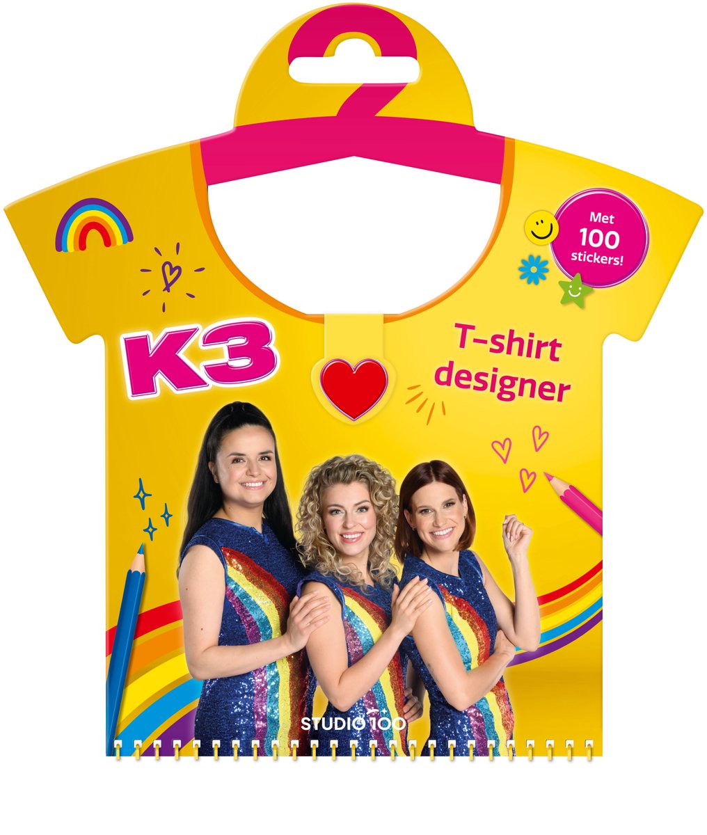 Studio 100 k3 Aktivitätsbuch – T-Shirt-Designer