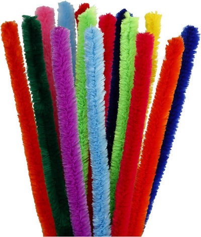 Chenille Drahtfarbe 30 cm, 15st.