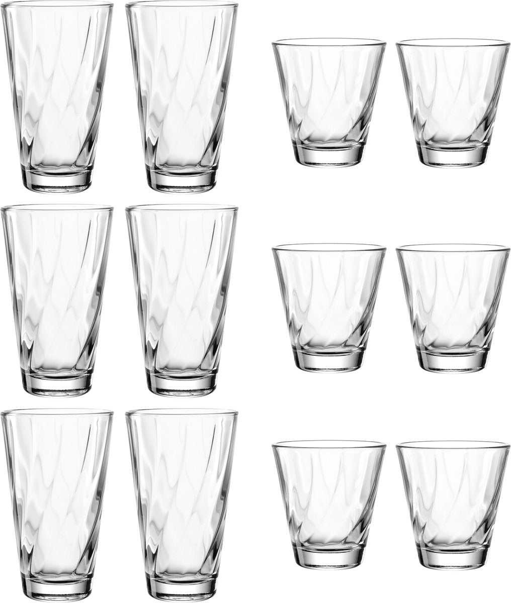 Leonardo Drehglas-Set 12-teilig