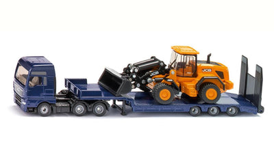 Siku Super Man Truck mit JCB Wiellader und Diät -Ladegerät O.