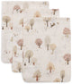Jollein hydrophile Waschlappen 15x20cm – Tiny Park – Baumwolle – 3 Stück