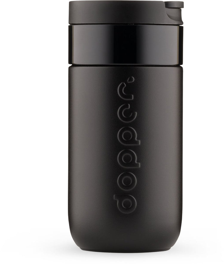 Dopper Travel Mug Thermobecher – 300 ml – leuchtendes Schwarz
