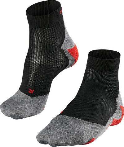 Falke ru5 kurze Anti-Blasen-Funktionsmaterial-Laufsocken Herren Schwarz - Größe 46-48