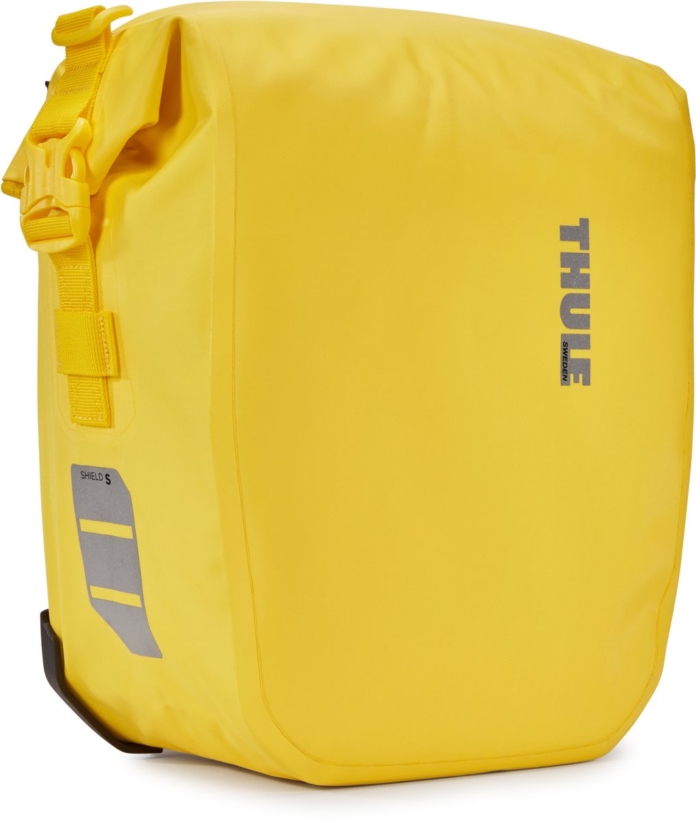 Thule Shield Fahrradtasche – Gelb – 13 l Fassungsvermögen – Set bestehend aus 2 Stück, insgesamt 26 l Fassungsvermögen