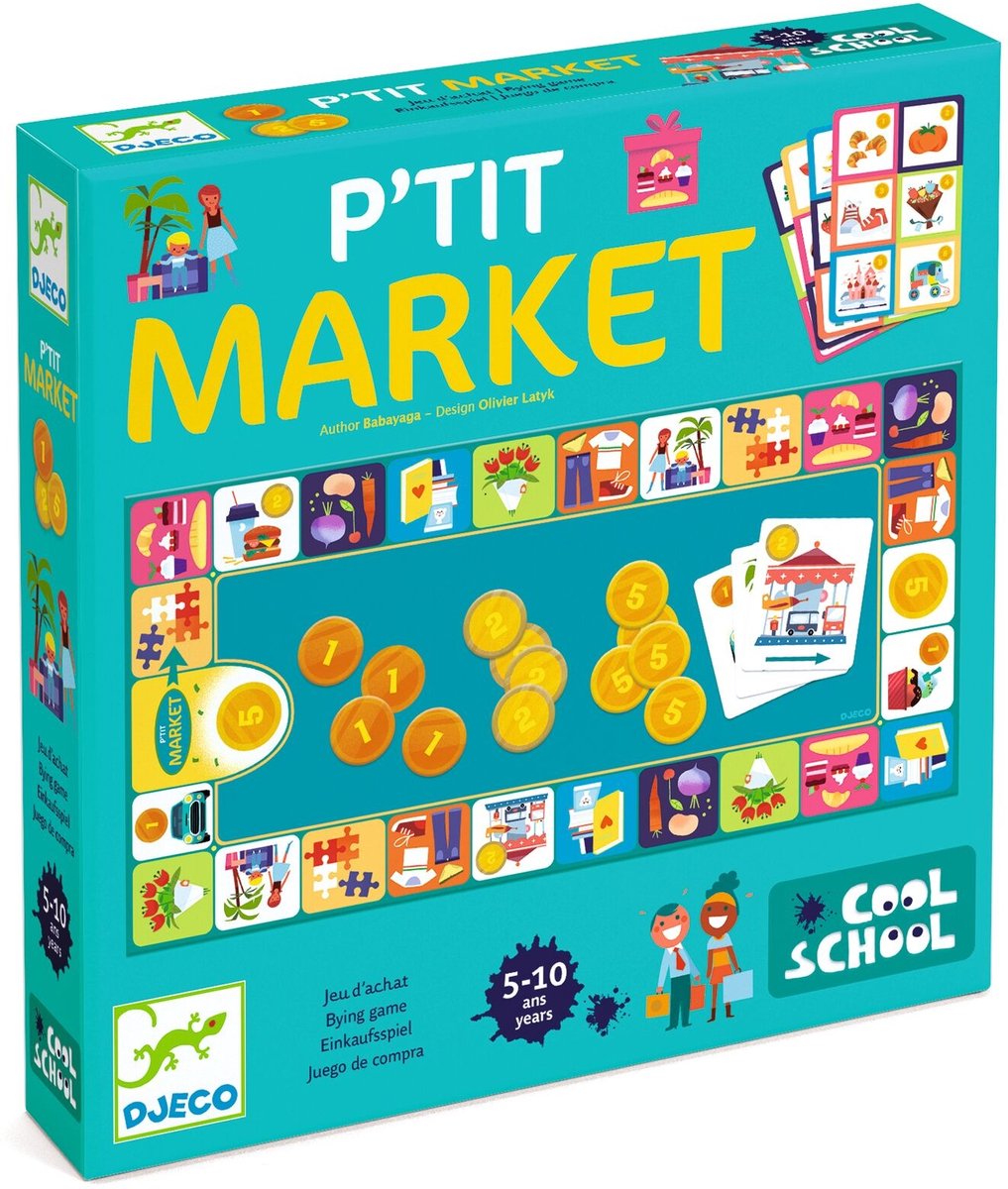 Djeco Einkaufsspiel P'tit Markt 5-10 Jahre