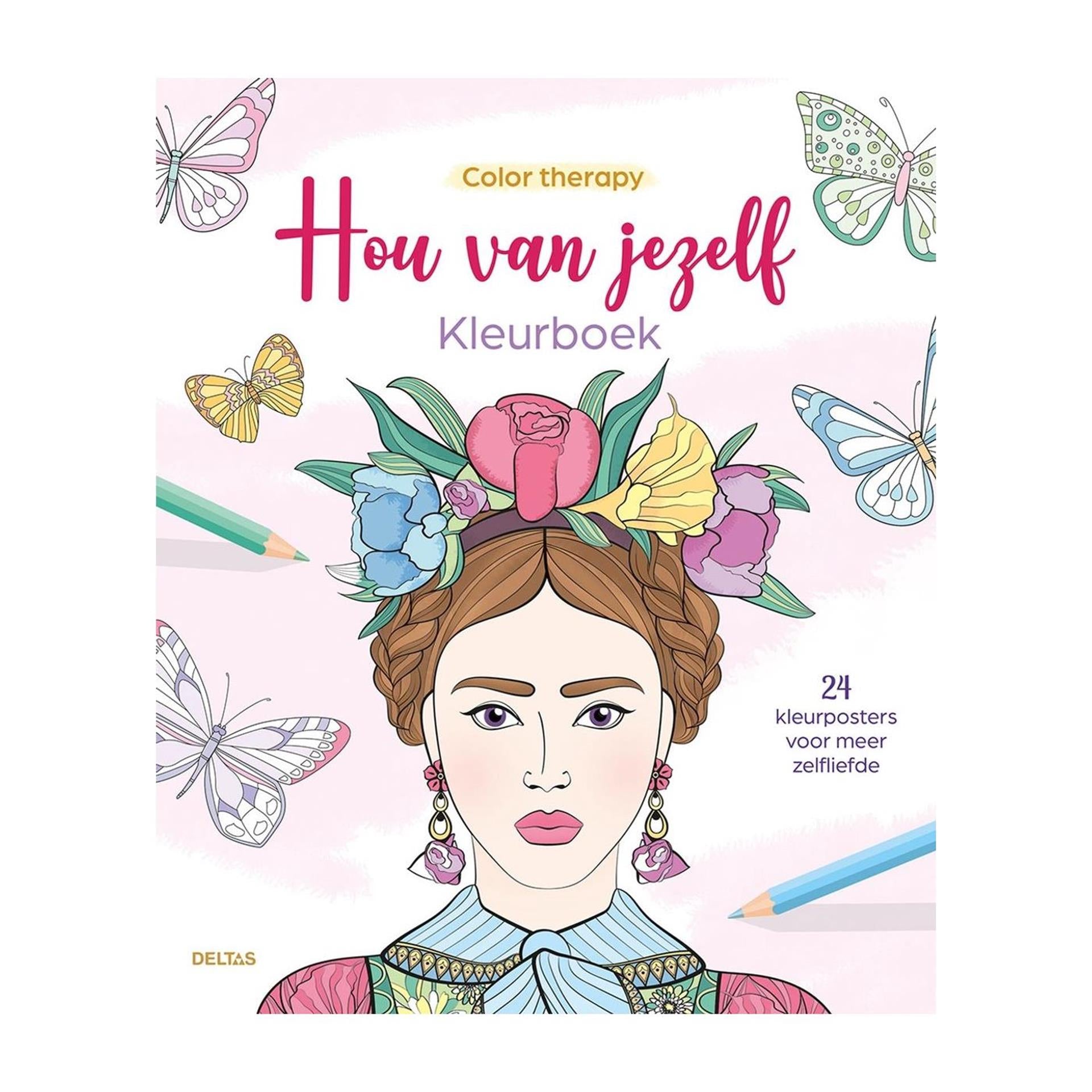 Deltas Farbtherapie: Liebe dich selbst Malbuch