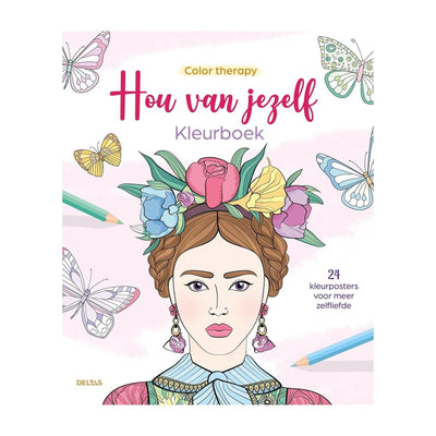 Deltas Farbtherapie: Liebe dich selbst Malbuch