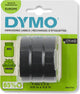 Dymo Original geprägtes Etikettenband | Rollen von 9 mm x 3 m | weiß auf schwarz | selbstklebend | für Etikettendrucker zum Prägen | 3 Stück